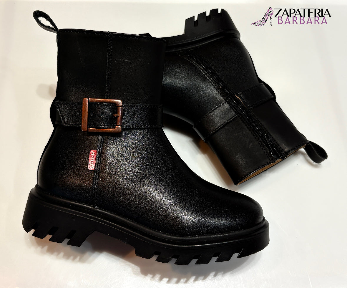 BOTA NIÑA 19577 ELEFANTE PIEL NEGRO