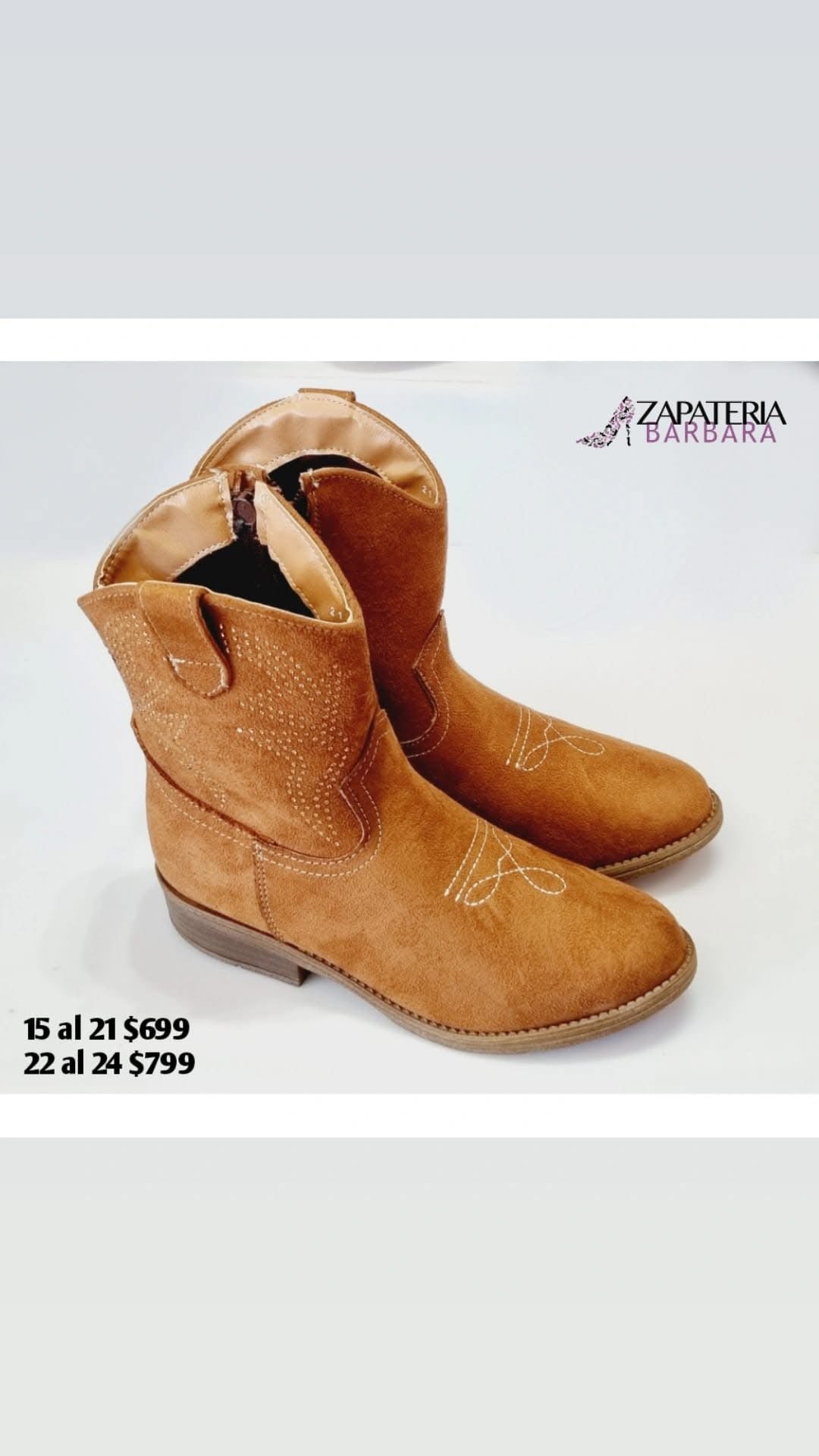 BOTA VAQUERA 990010 TROPICANA CAMEL