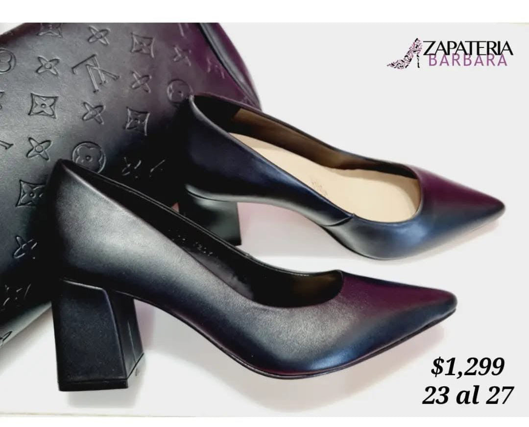 ZAPATILLA CERRADA 20703 FELIPE RIVERA NEGRO LISO