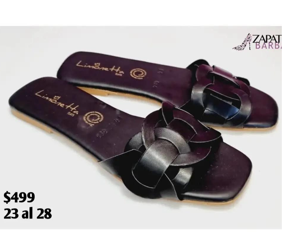 SANDALIA LIMONETTA 934 SILLERO NEGRO