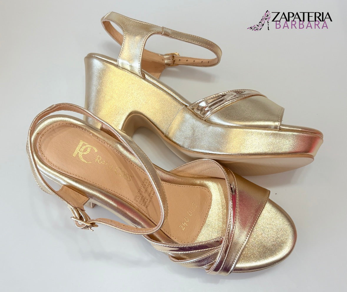 ZAPATILLA 0028 RAULCOSS PAULINA ORO