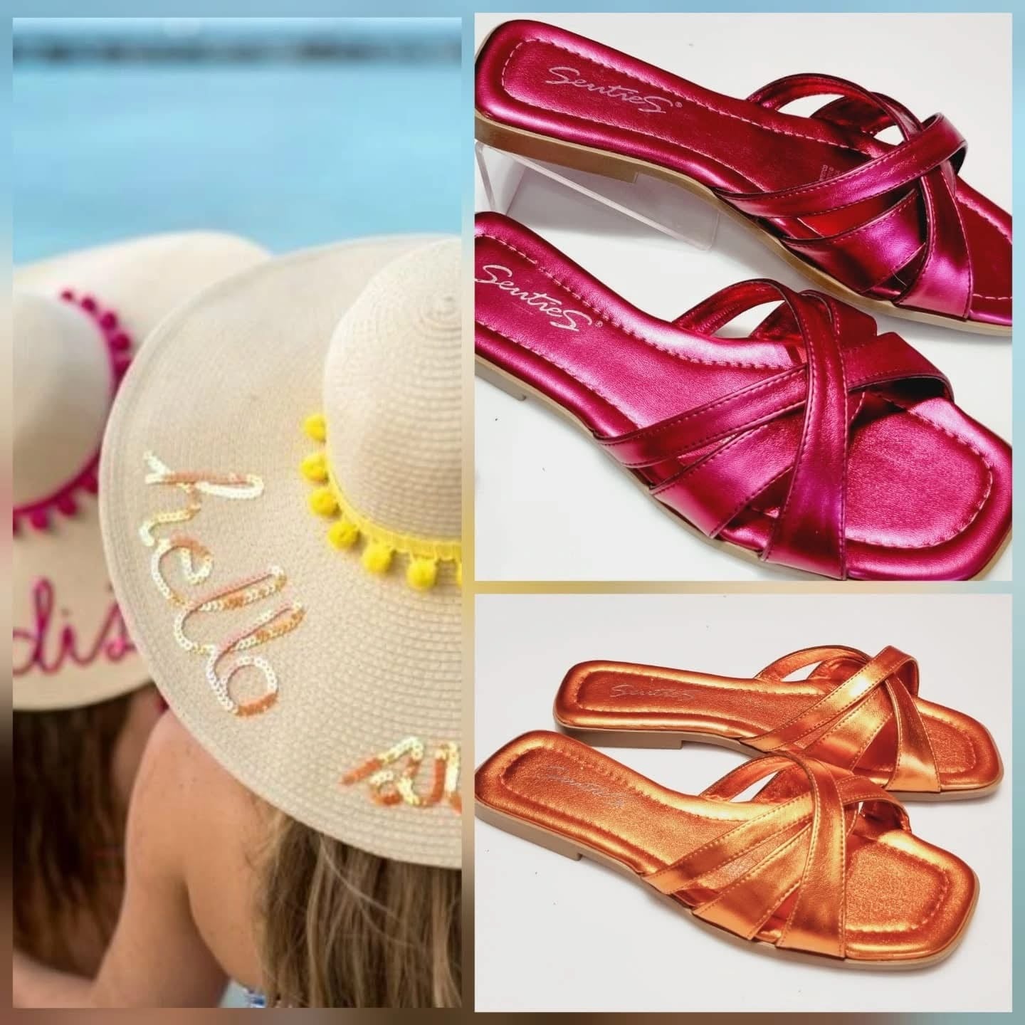 SANDALIA SENTIES 602 AMBAR METALICO