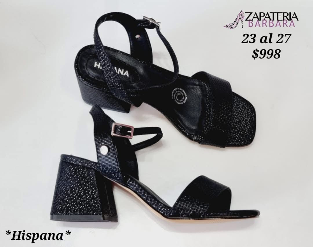 ZAPATILLA HISPANA 11754 ALE NEGRO MATRIX