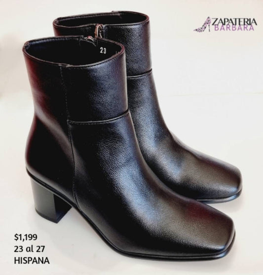 BOTIN 13806 HISPANA PIEL NEGRO