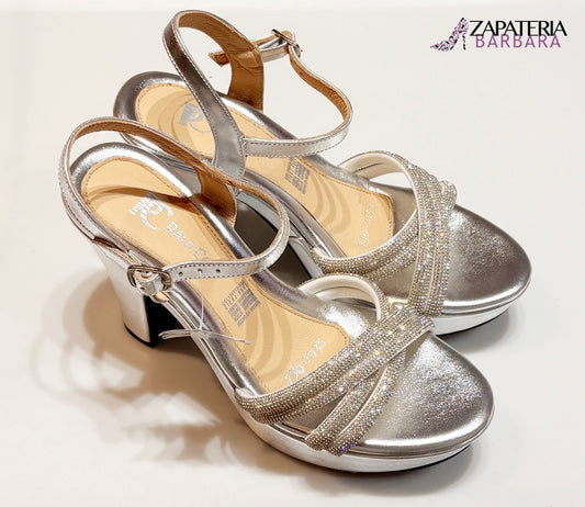 ZAPATILLA RAULCOSS 0035 PLATA BRILLOS