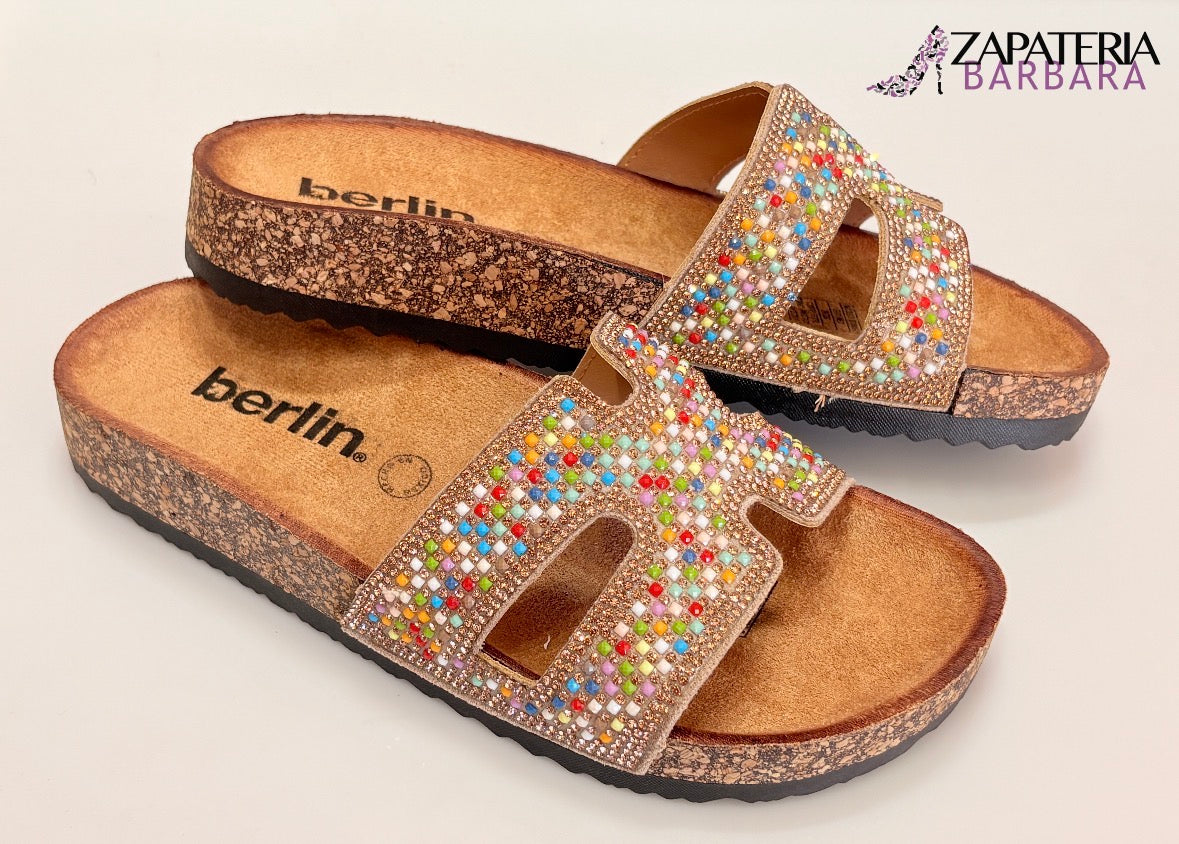 SANDALIA H 801003 BERLIN CASH MULTICOLOR