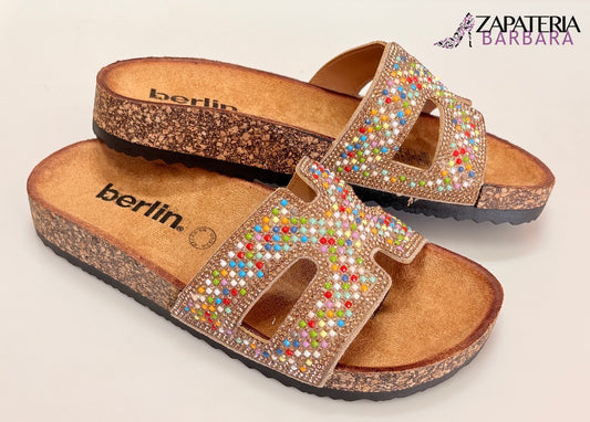 SANDALIA H 801003 BERLIN CASH MULTICOLOR