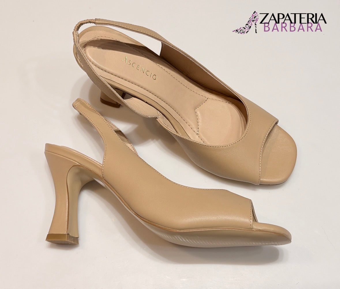 ZAPATILLA ASCENCIO 26194 PIEL NUDE