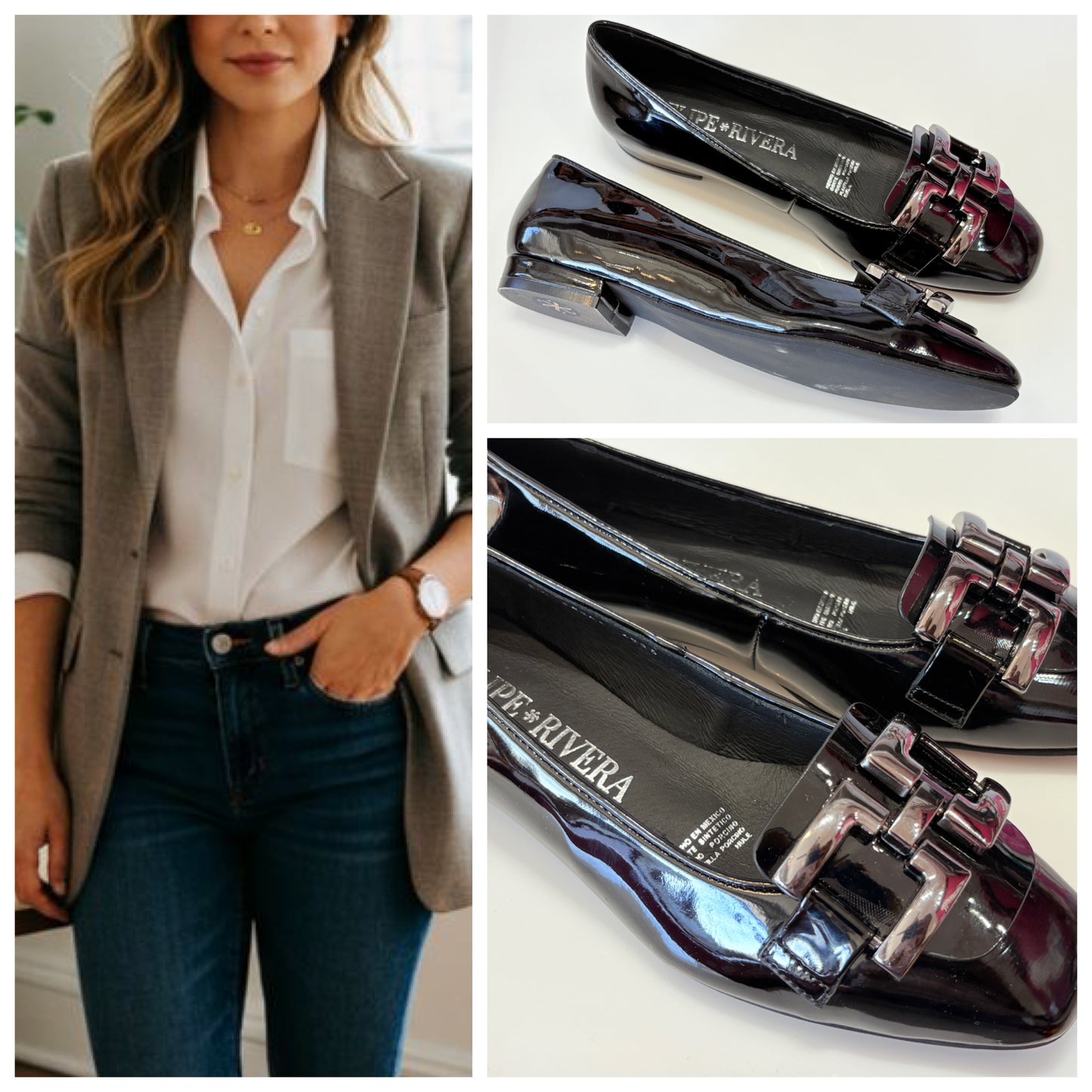 BALERINA FELIPE RIVERA 50006 NAI NEGRO CHAROL