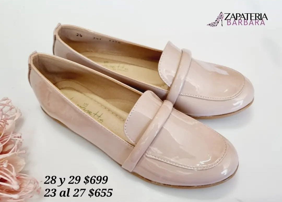 MOCASIN LIMONETTA 341 CHAROL MAQUILLAJE