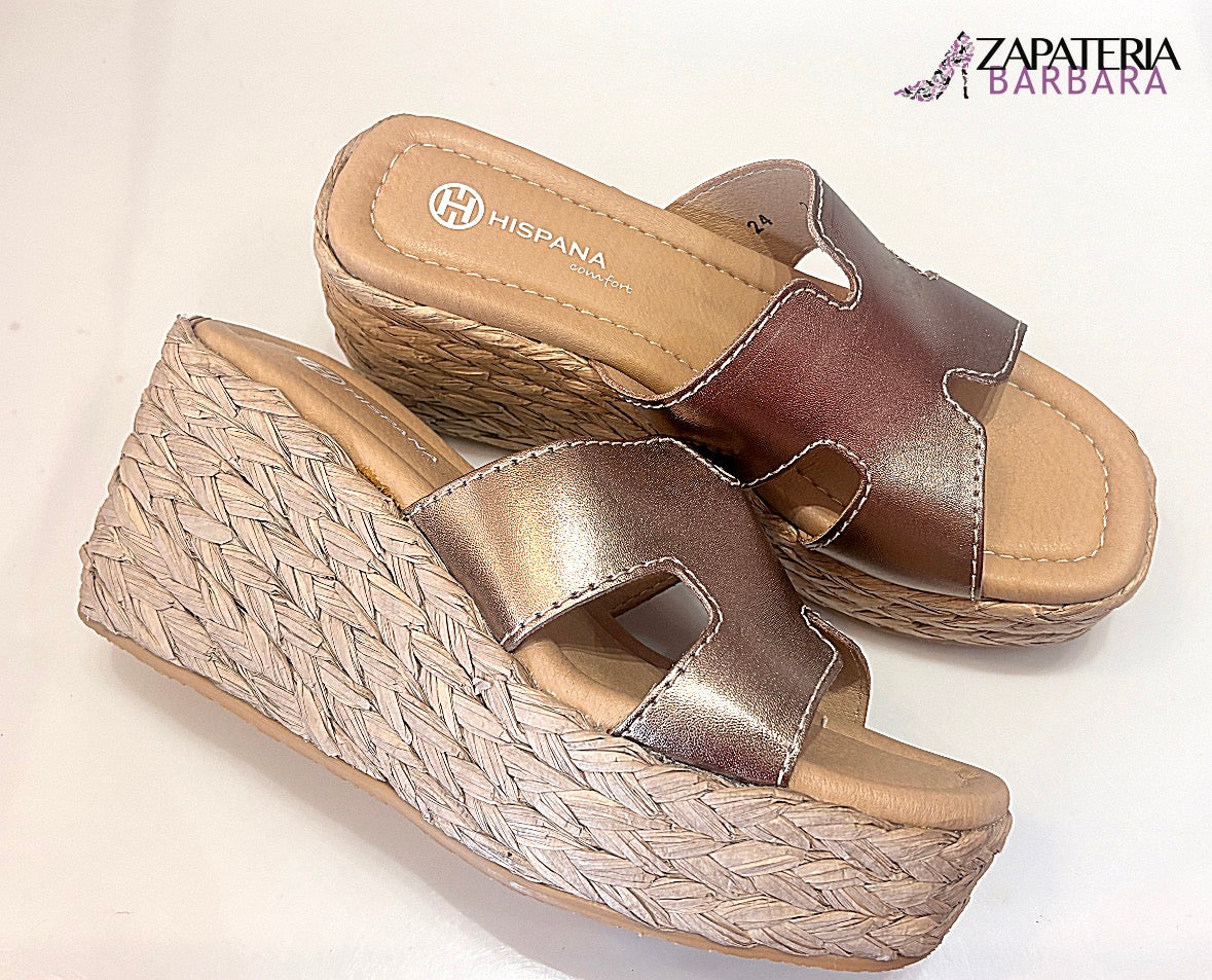 SANDALIA PLATAFORMA 20302 HISPANA AMAYA SEDA