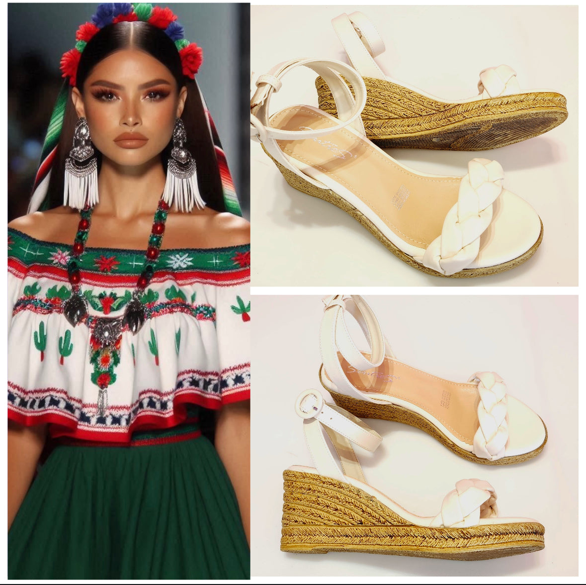 SANDALIA 620 SENTIES BOOTH TRENZA LATTE SUELA CORRIDA