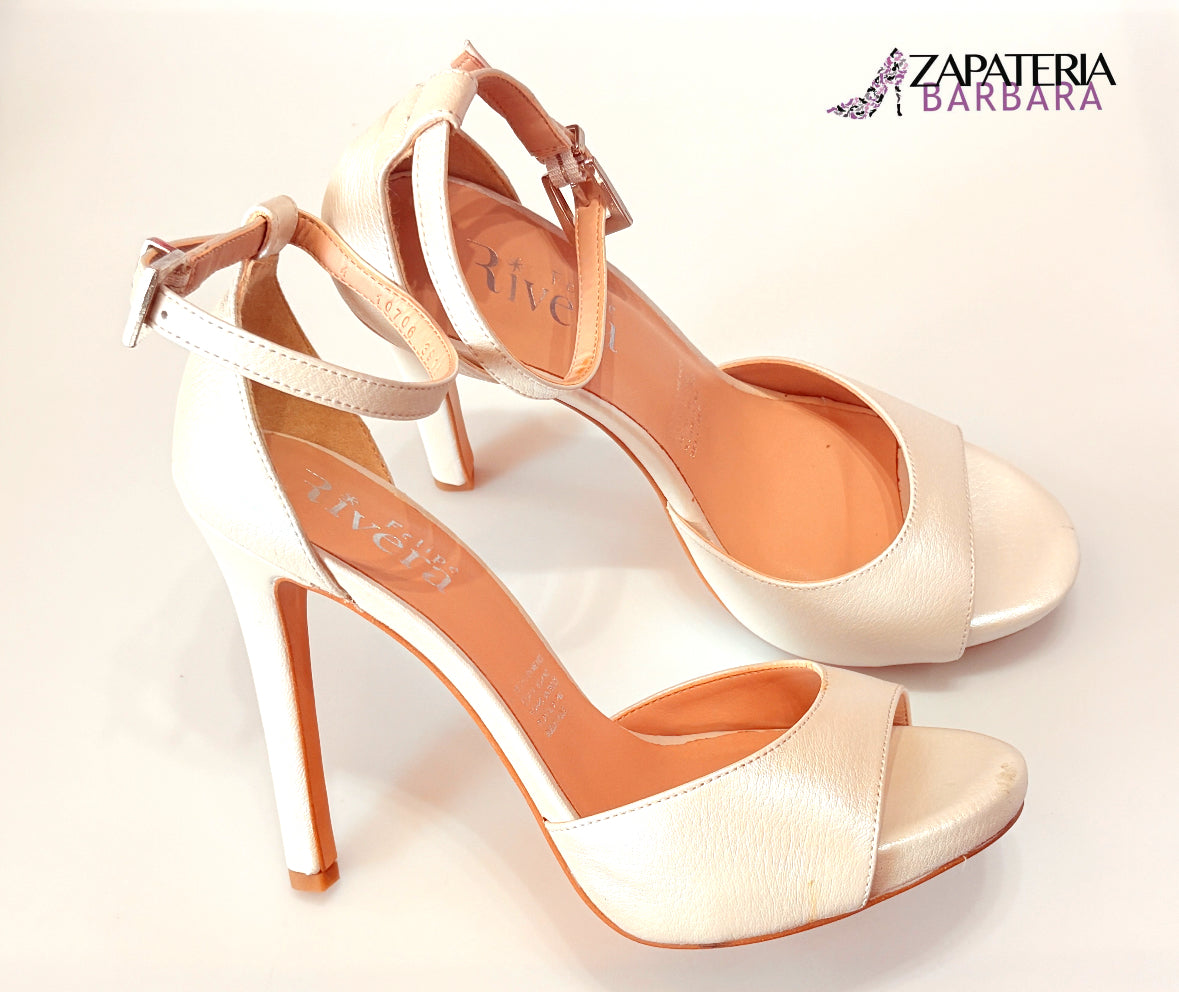 ZAPATILLA FELIPE RIVERA 10706 PERLA NIEBLA