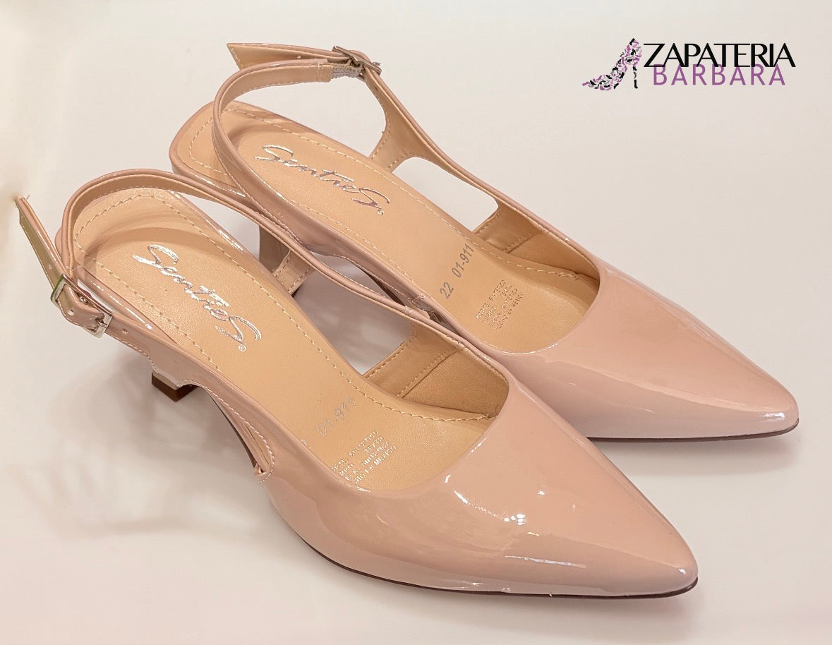 ZAPATILLA PUNTAL 911 SENTIES CHAROL NUDE
