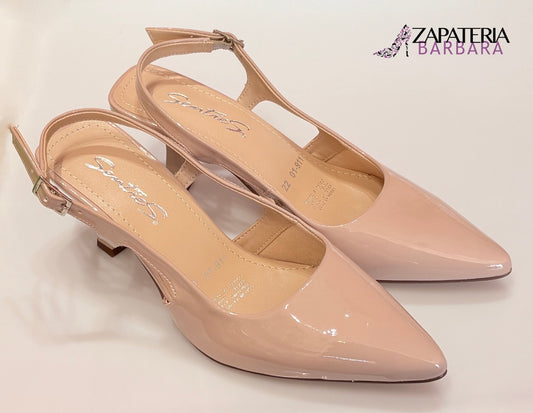 ZAPATILLA PUNTAL 911 SENTIES CHAROL NUDE