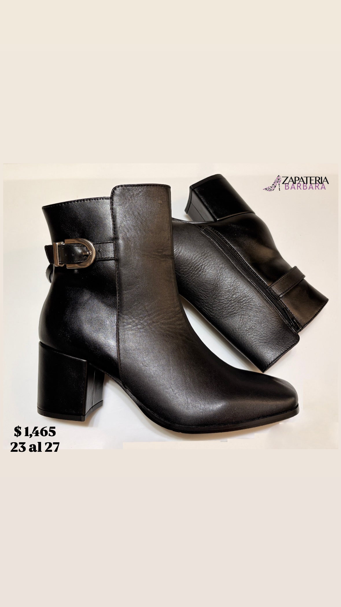 BOTIN 19401 HISPANA PIEL NEGRO ERIKA