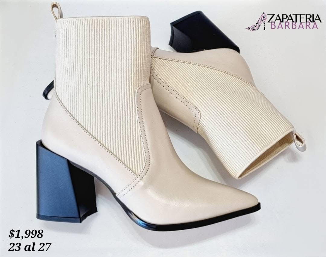 BOTIN 41000 FELIPE RIVERA PIEL MARFIL