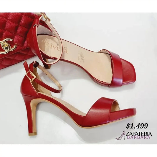 ZAPATILLA FELIPE RIVERA 12302 ROJO