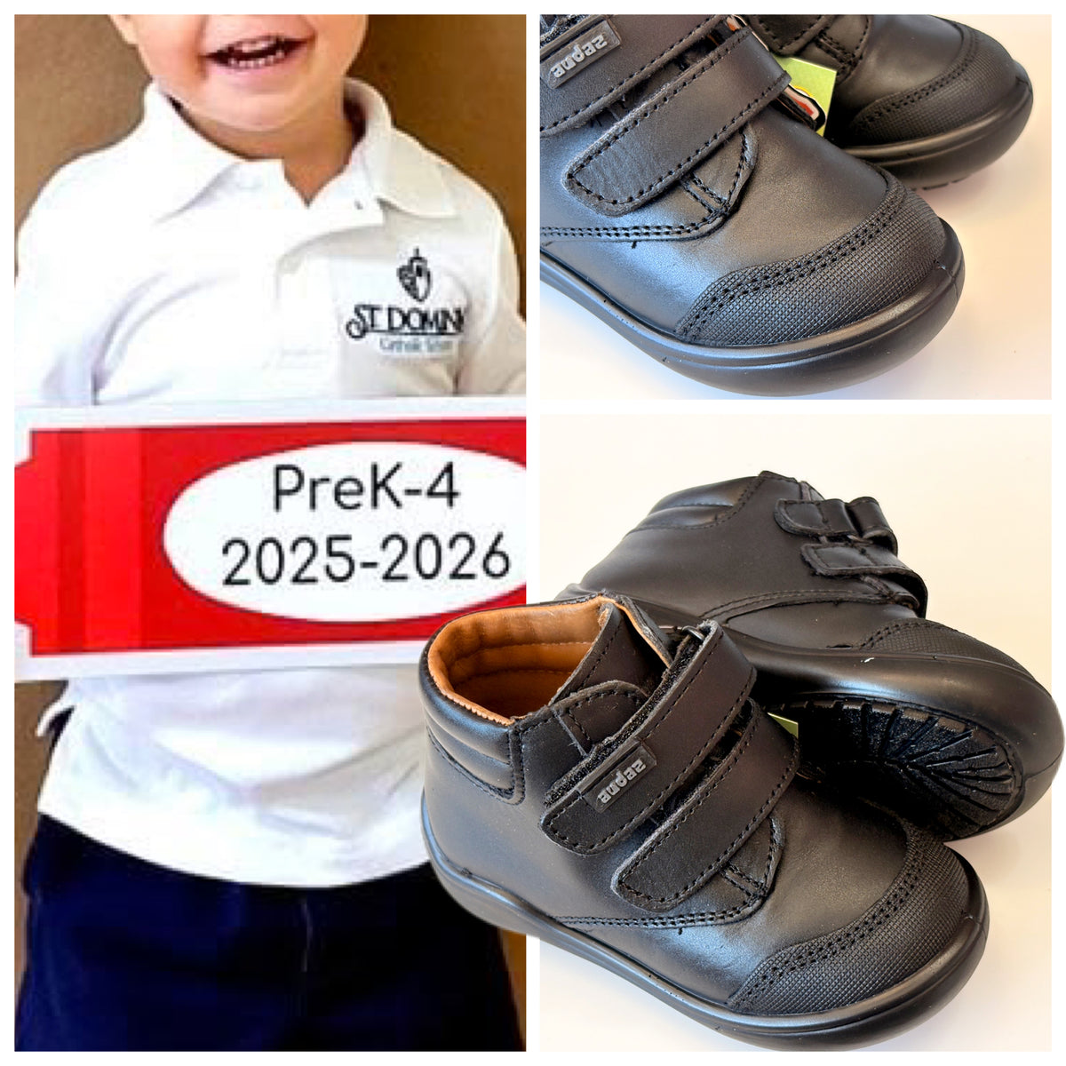 ESCOLAR NIÑO 162512 AUDAZ NEGRO BOTITA