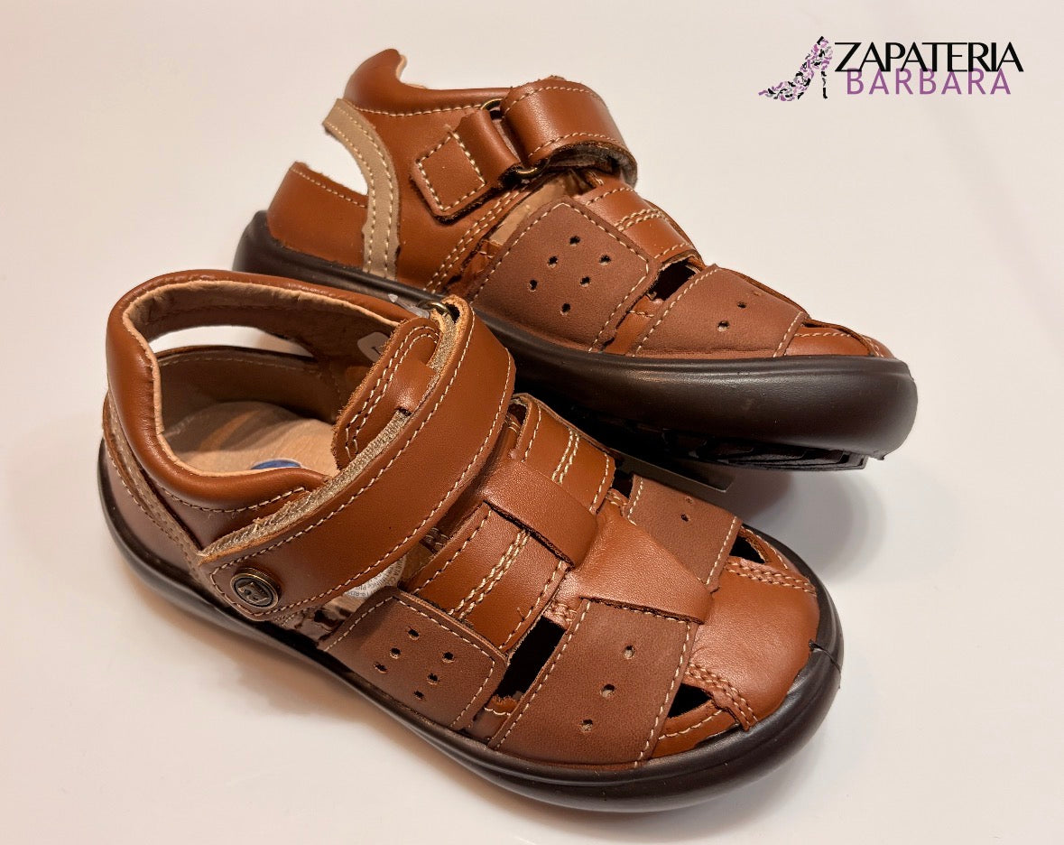 HUARACHE NIÑO 165705 AUDAZ PIEL MIEL