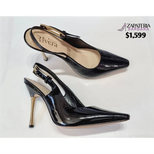 ZAPATILLA FELIPE RIVERA 21406 TACON ORO