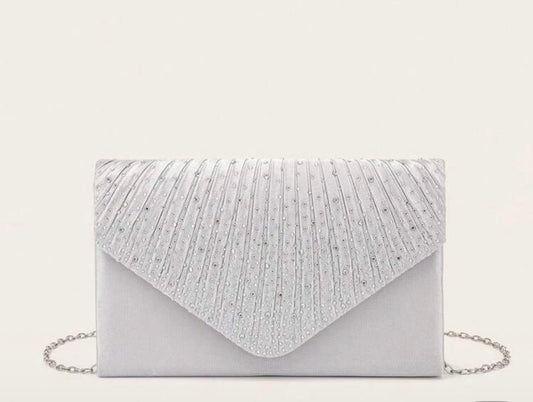 BOLSO DE FIESTA PLATA