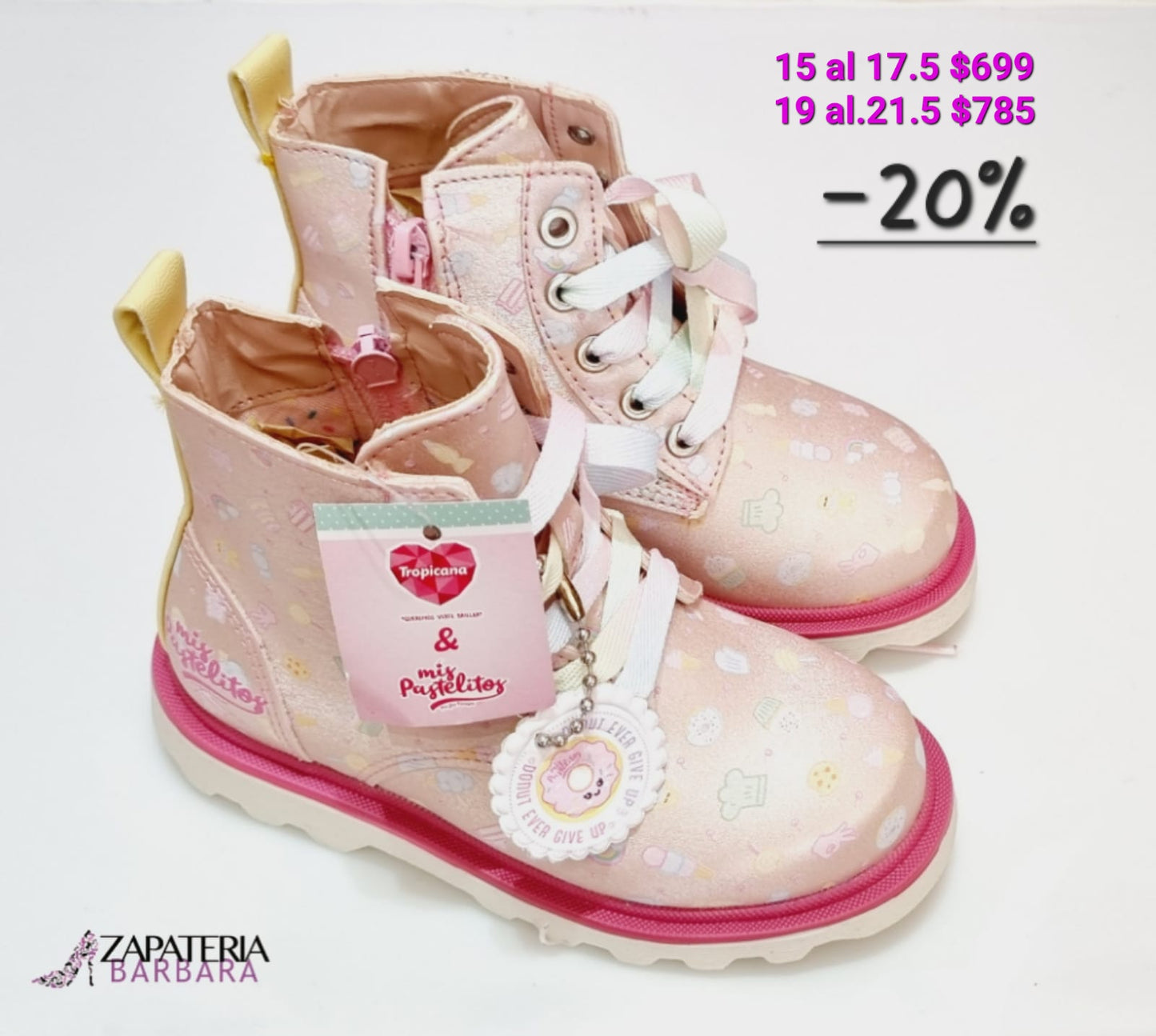BOTA NIÑA MIS PASTELITOS 88819 ESCADA DOLLY
