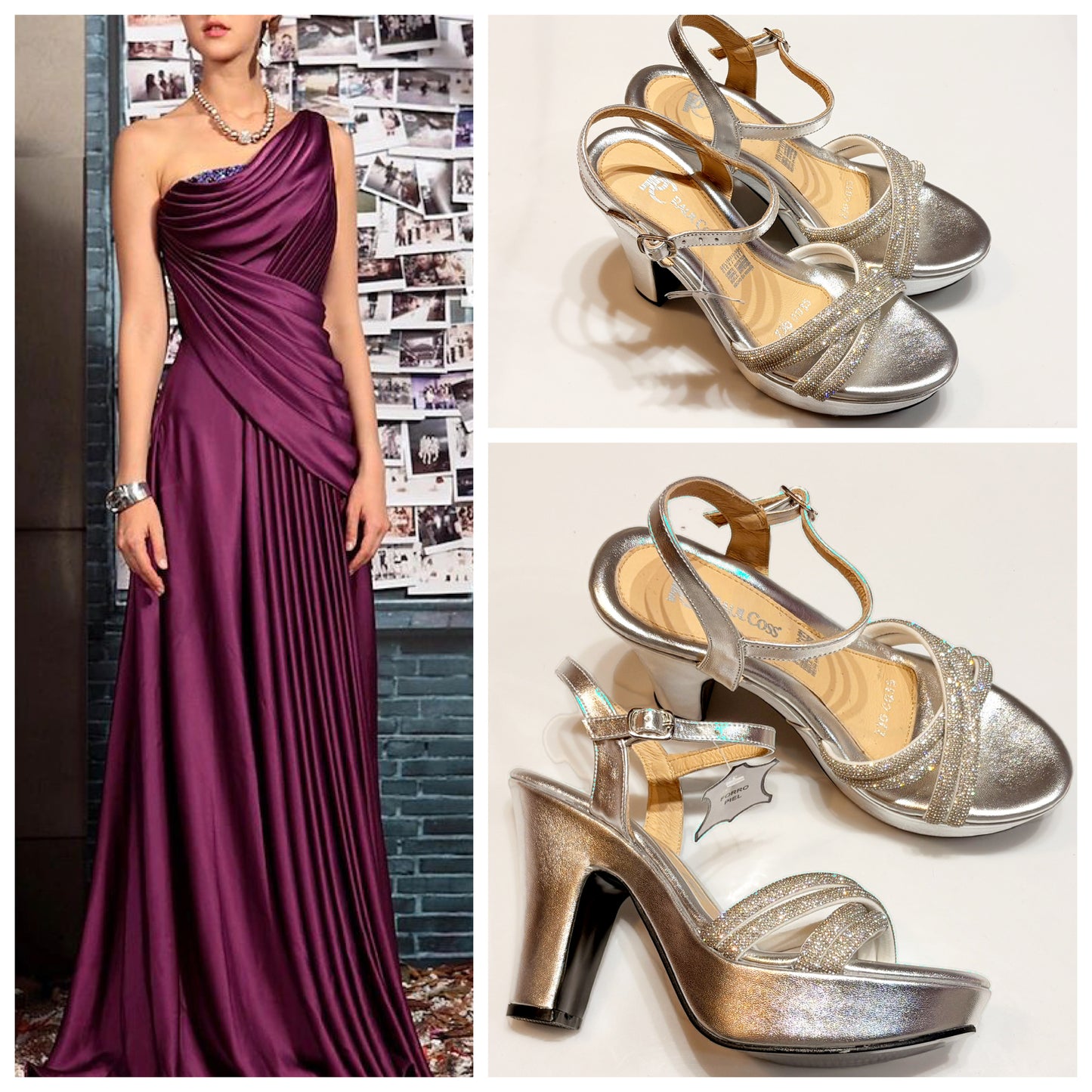 ZAPATILLA RAULCOSS 0035 PLATA BRILLOS