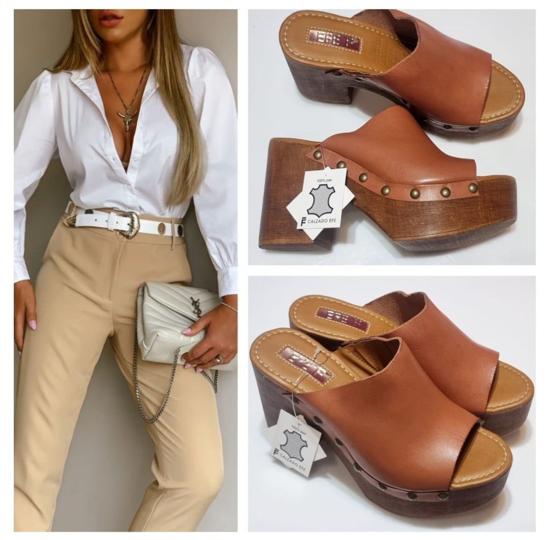 SUECO EFE 237106 PIEL TAN VAQUETA