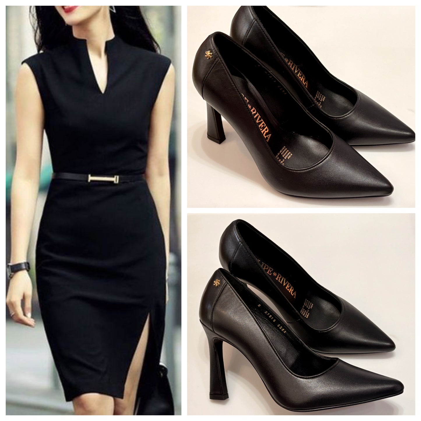 ZAPATILLA CERRADA FELIPE RIVERA 21313 NEGRO