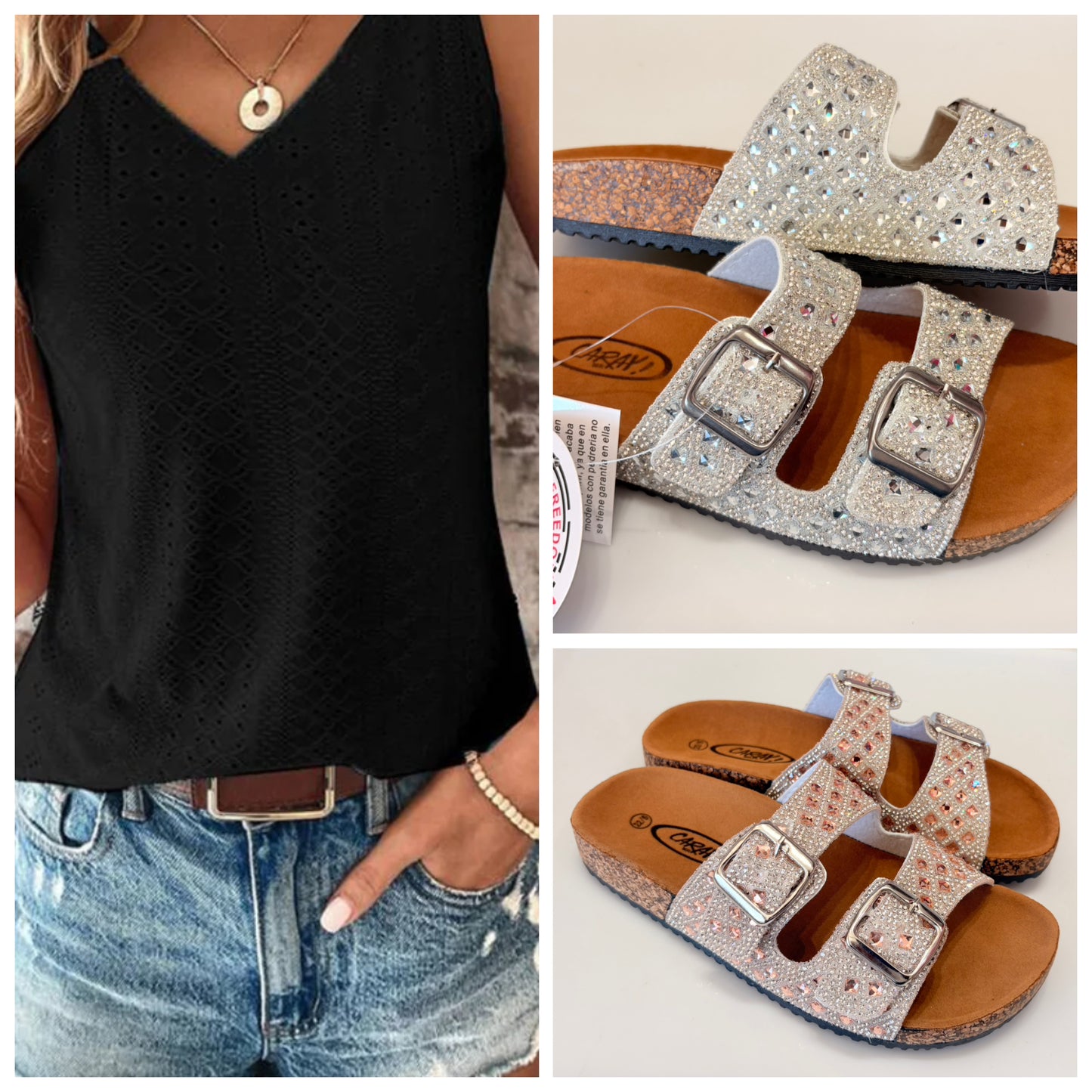 SANDALIA 100 CARAY MICHIKO SILVER