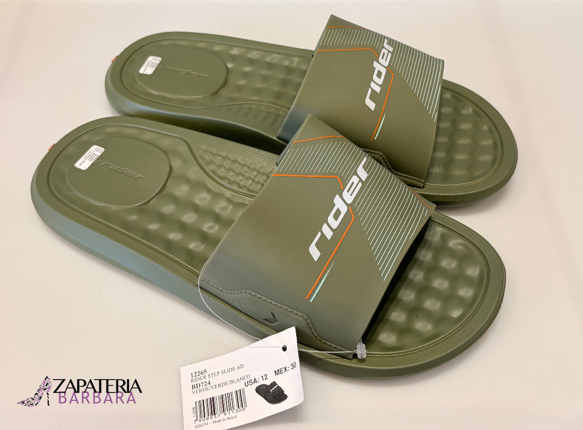 SANDALIA 12265 SLIDE RIDER VERDE OLIVO