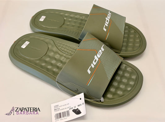 SANDALIA 12265 SLIDE RIDER VERDE OLIVO