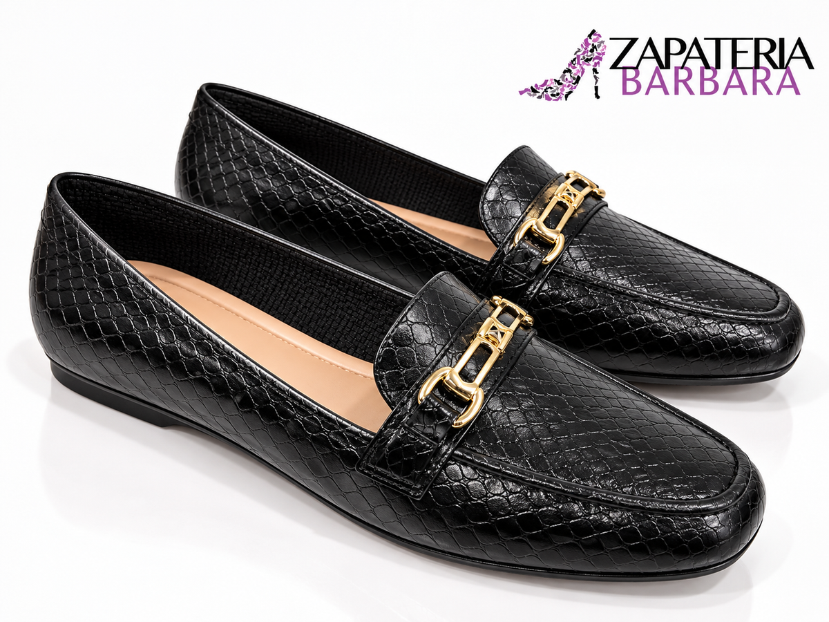 MOCASIN 122042 PICCADILLY CROCO PETRO