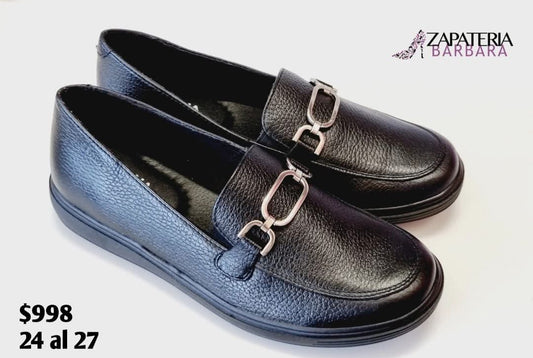 MOCASIN HISPANA 15362 SOFY NEGRO