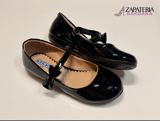 ZAPATO CHAROL 45103 COQUETA NEGRO