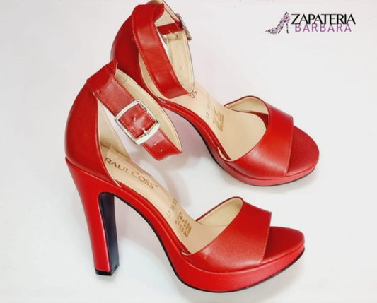 ZAPATILLA RAUL COSS 0384 CABRA ROJO