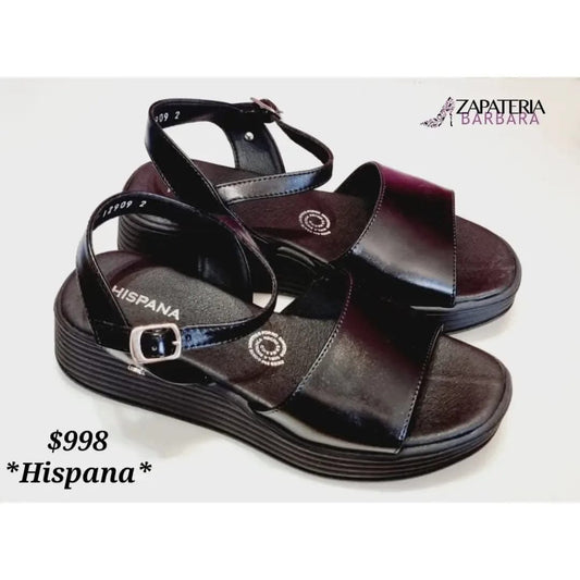 SANDALIA CONFORT 12909 HISPANA NEGRO RENATA