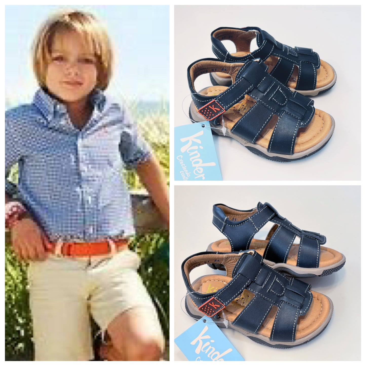 HUARACHE KINDER 7412 MARINO NIÑO