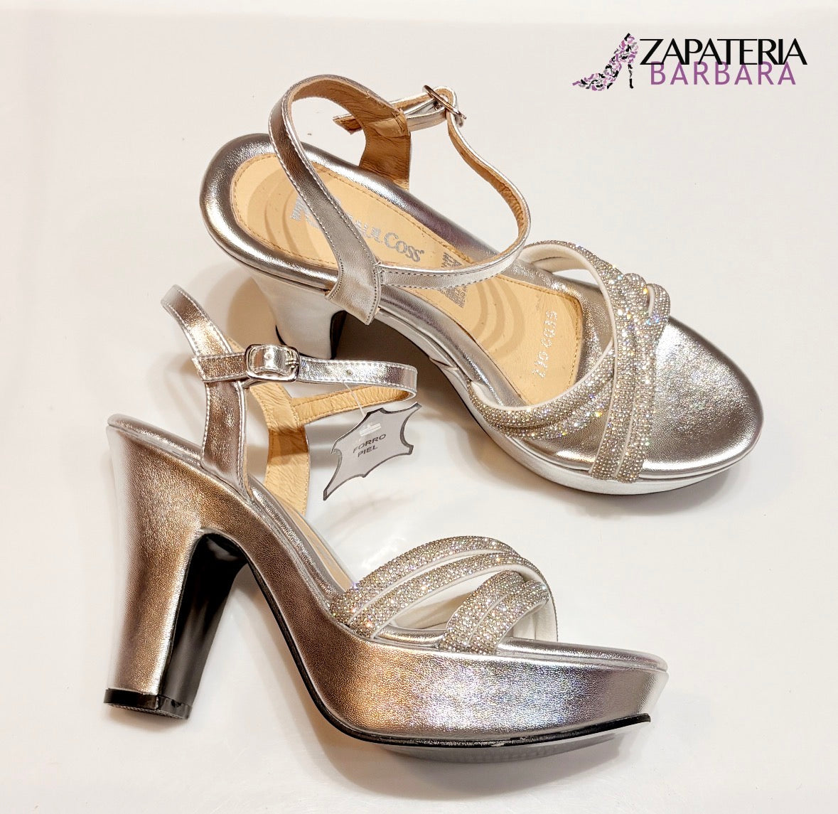 ZAPATILLA RAULCOSS 0035 PLATA BRILLOS