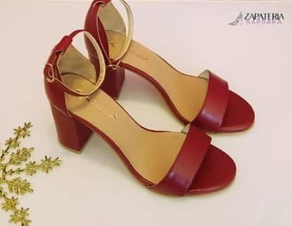ZAPATILLA RONAY 3640 NATURA VINO ROJO