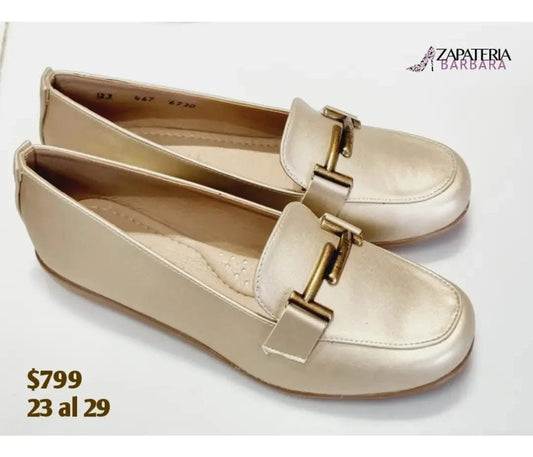 MOCASIN 467 LIMONETTA SILKEN ORO