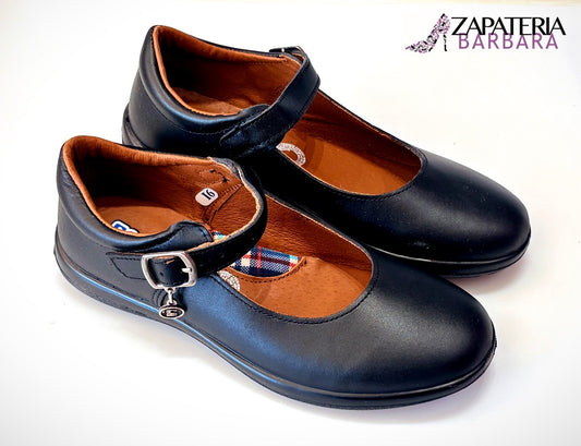 ESCOLAR 172215 COQUETA LISO NEGRO