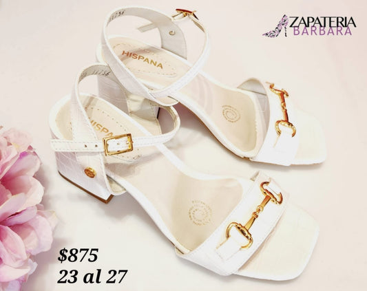 ZAPATILLA HISPANA 11756 ALE DRILO BLANCO