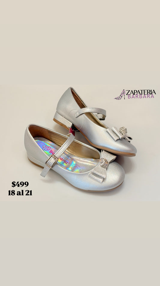 ZAPATITO FIESTA NIÑA 94041 TROPICANA PLATA