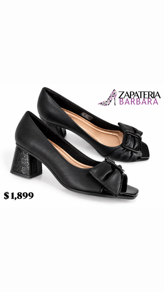 ZAPATILLA 715035 PICCADILLY MOÑO PETRO 5cm