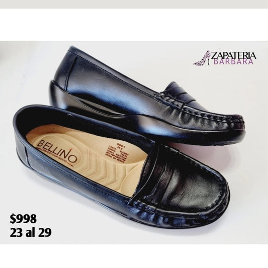 MOCASIN 8001 BELLINO NEGRO CONFORT