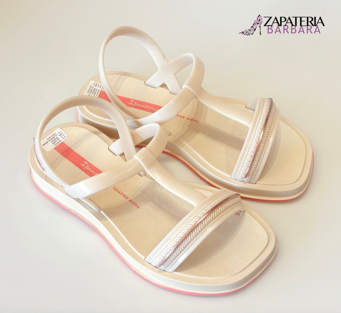 SANDALIA 27403 IPANEMA FULL WET HUESO ROSA