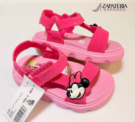 HUARACHE NIÑA GRENDENE 23160 MINNIE ROSA
