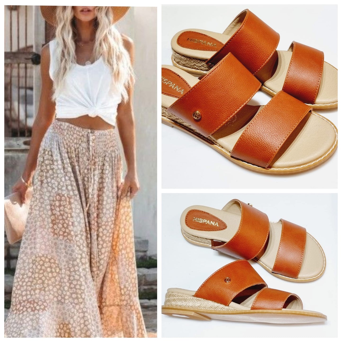 SANDALIA HISPANA 16001 LUCIA ADOBE